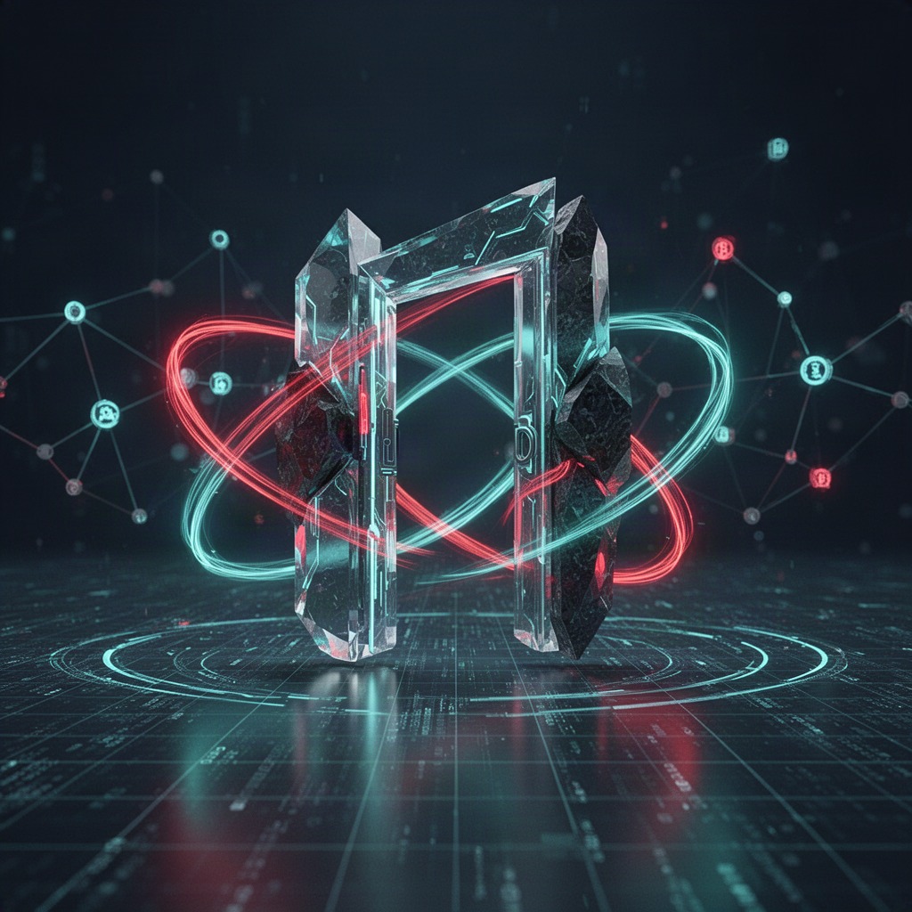 Illustration representing Tronlink Wallet, a self-custody wallet application for the TRON blockchain